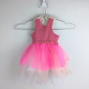 𝅺🎀✨baby girl adorable pink tutu party dress